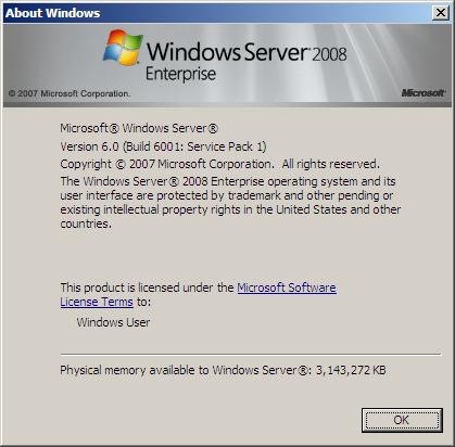Windows Server 2008 SP1